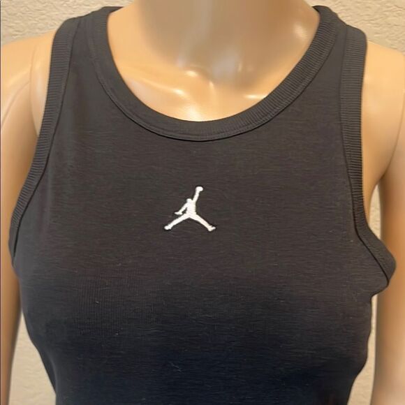 NWT Jordan Black Sleeveless Sheath Midi Dress - Picture 2 of 6